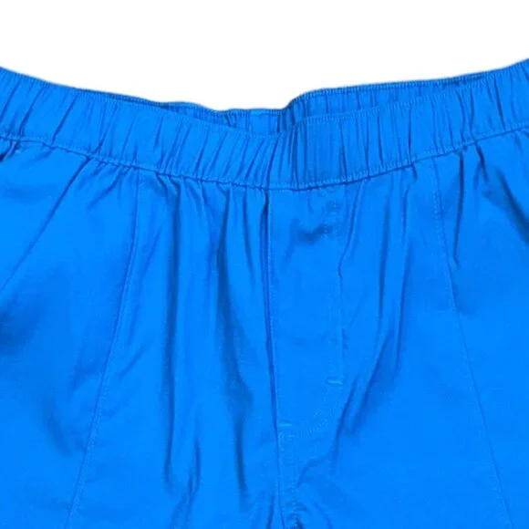 The North Face Relaxed Fit Elastic Waist Pull On Banff Blue 7" Shorts Size Small - Picture 2 of 10